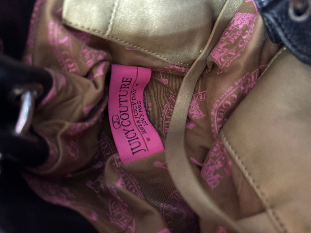 Black Juicy couture Vintage Kim k purse, Large