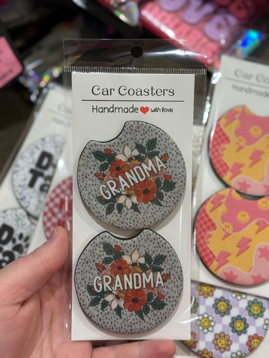 Grandma  Car Coasters, Car Coaster