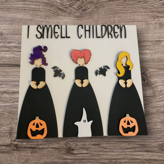 Small Town Shop I Smell Children Wooden Sign