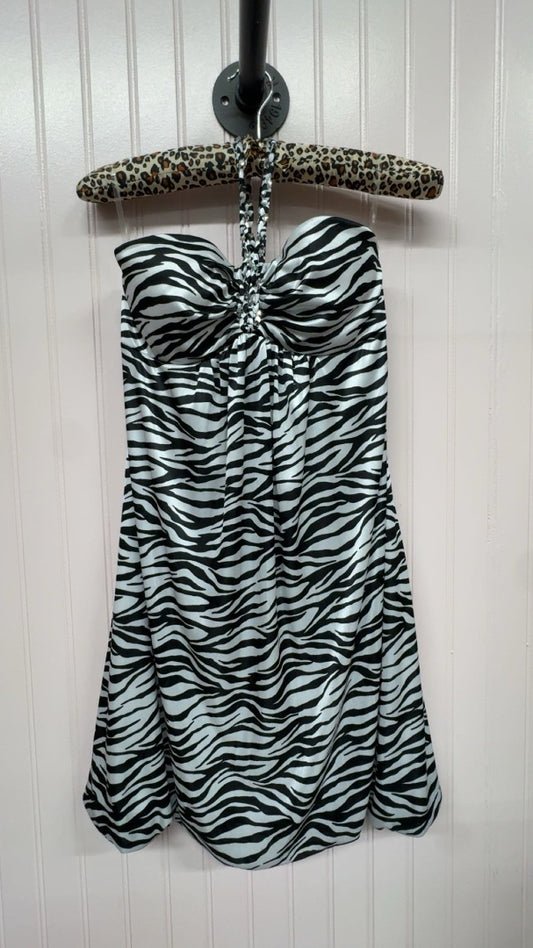 Zebra Ruby rox brown y2k dress, Small