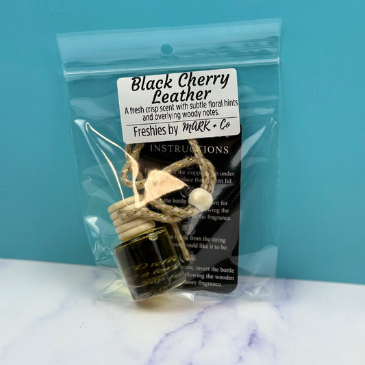 Black Cherry Leather Car Diffuser
