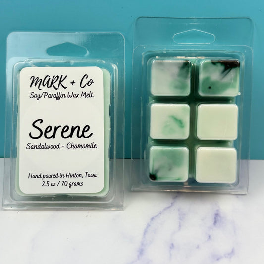Serene Wax Melt, Clamshell