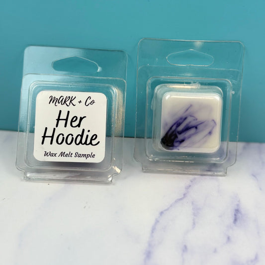 Her Hoodie Wax Melt, Sample