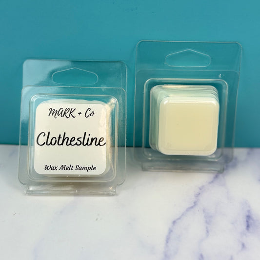 Clothesline Wax Melt, Sample