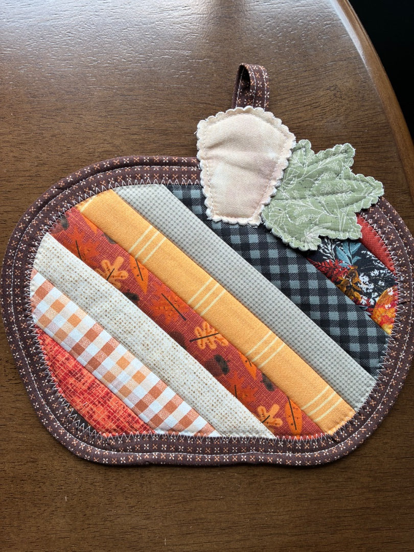 Pumpkin Trivet Pot Holder, Large