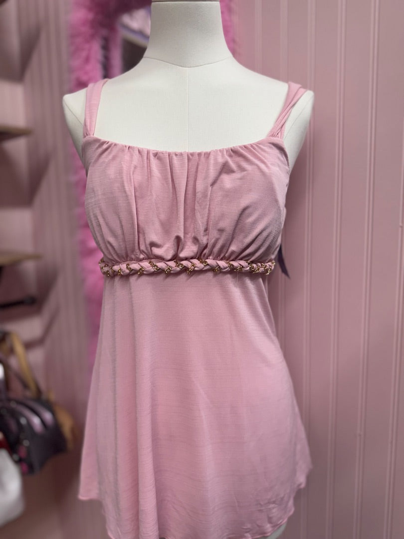 Pink A Byer princess top, medium