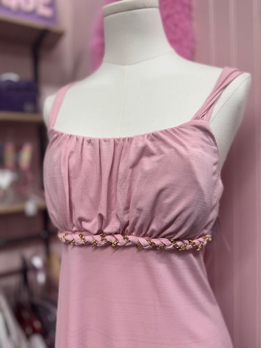 Pink A Byer princess top, medium