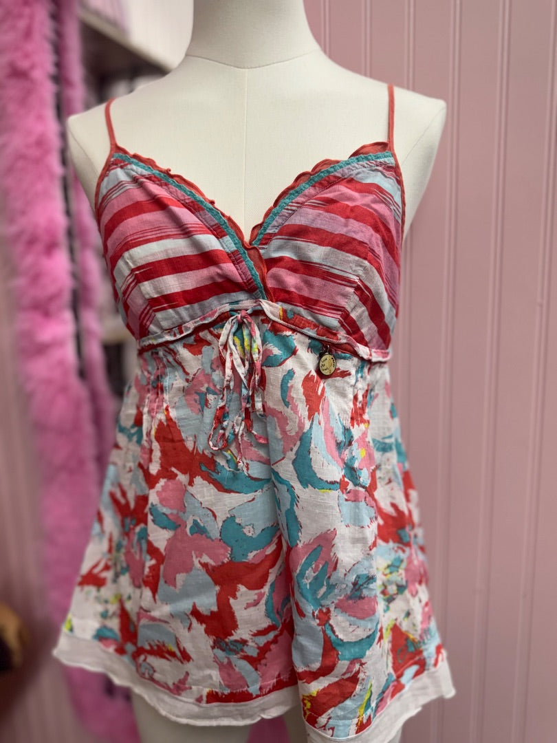 Pink/blue O’neil retro rave girl, medium