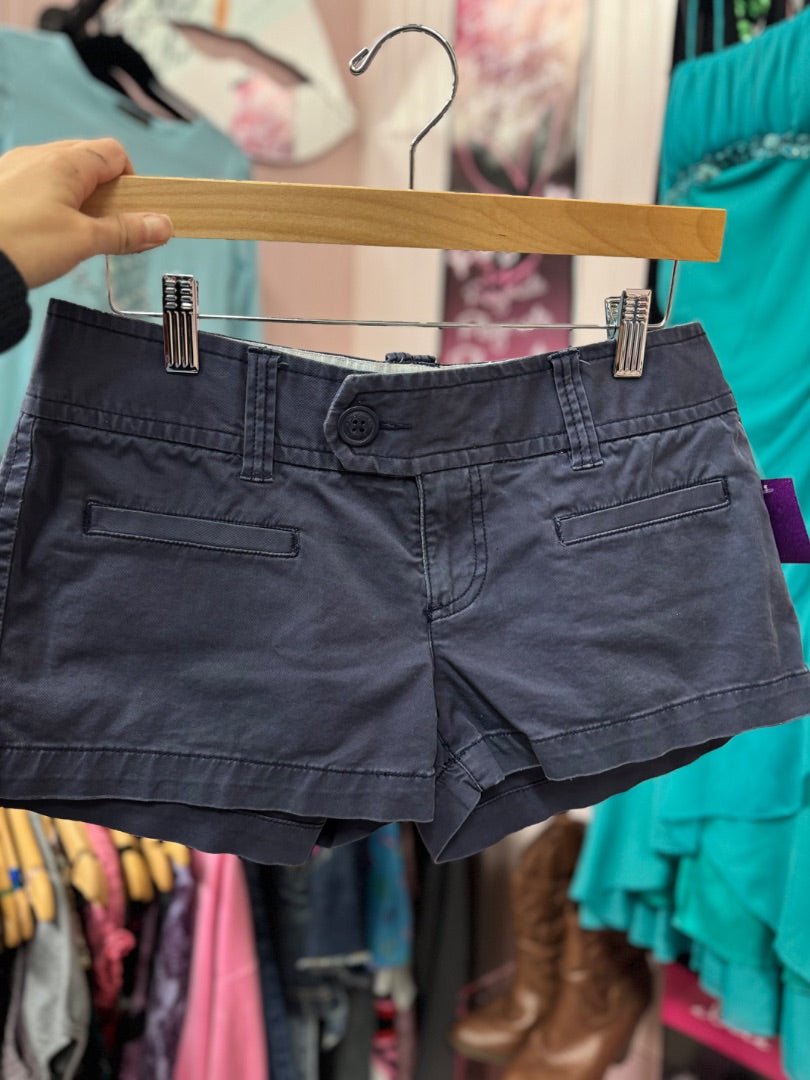 Navy American Eagle vintage shorty shorts, 4