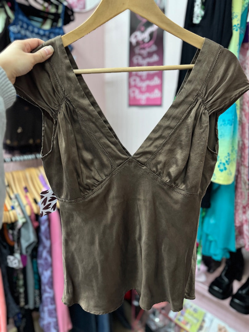 Brown New York company simply silk, medium