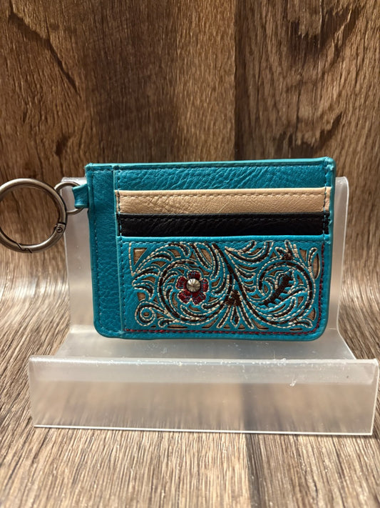 Teal Montana West Card holder