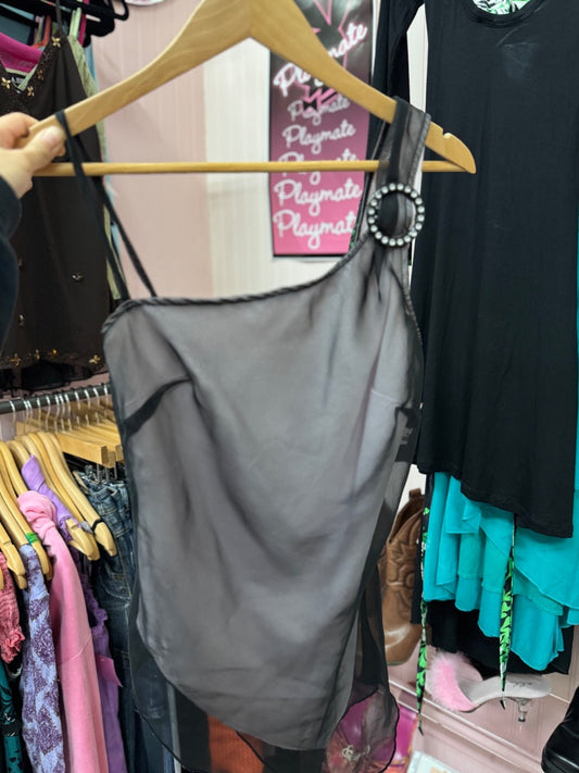 Purple/black Charlotte russe Y2K club girl, medium