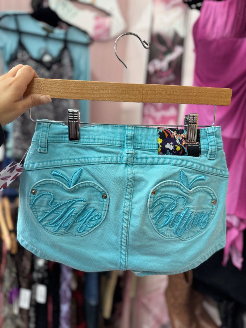 Blue Apple bottoms Beachy shortie shorts, xsmall