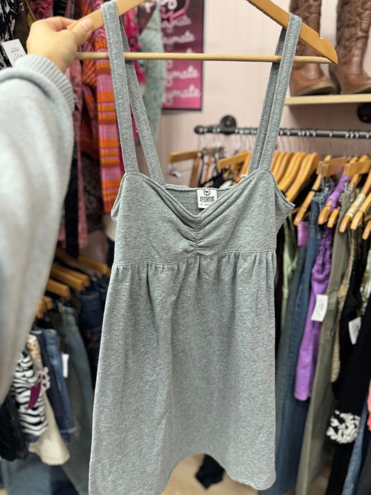PINK 2000s girl dress, medium,Grey, Moenique