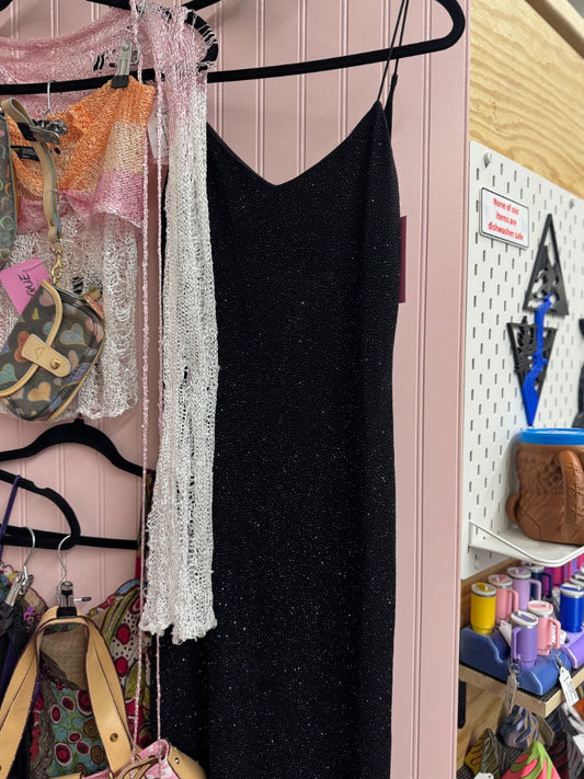 City triangles 90s prom girl dress, medium,Black, Moenique