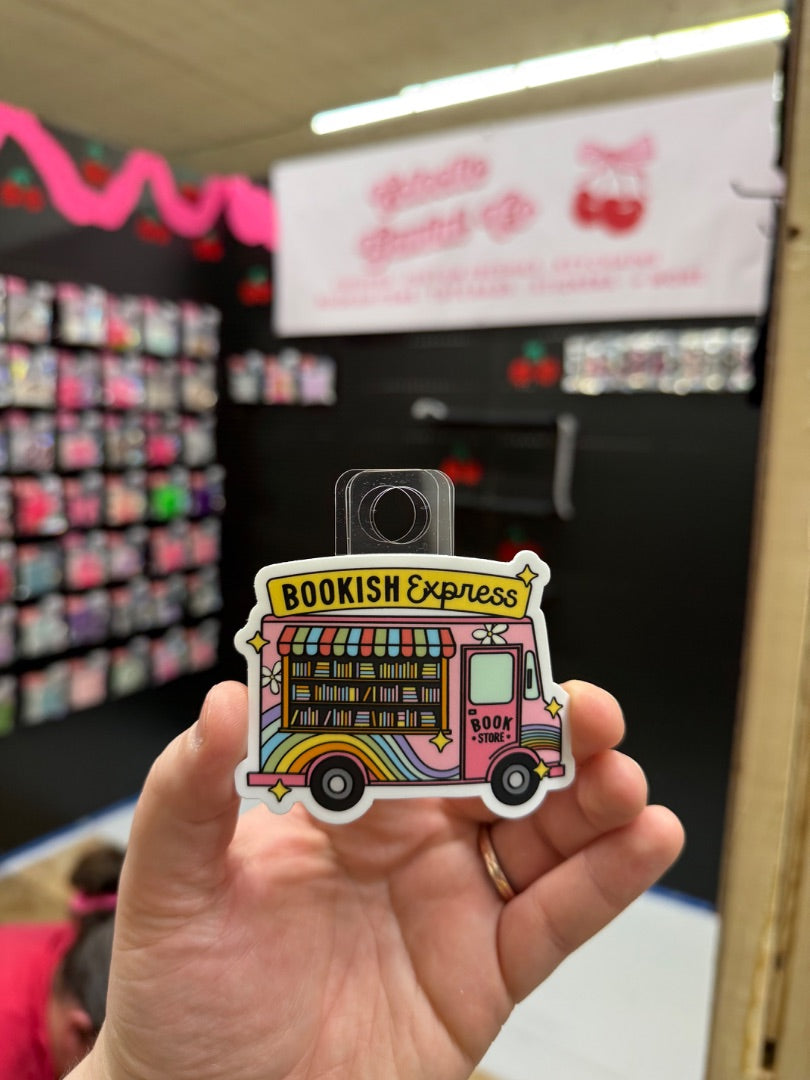 Bookish Express  Sticker, Sticker