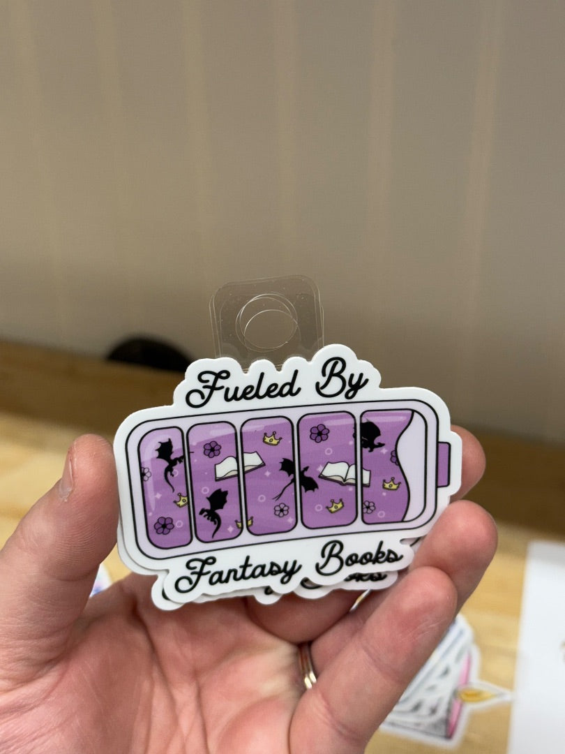 Fantasy Books  Sticker, Sticker