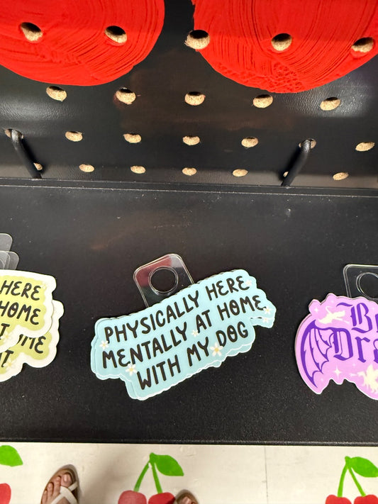 With My Dog  Sticker, Sticker