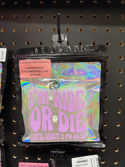 Ride or Die  Freshie, Full Size