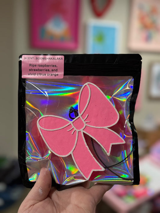 Pink Bow  Freshie, Full Size