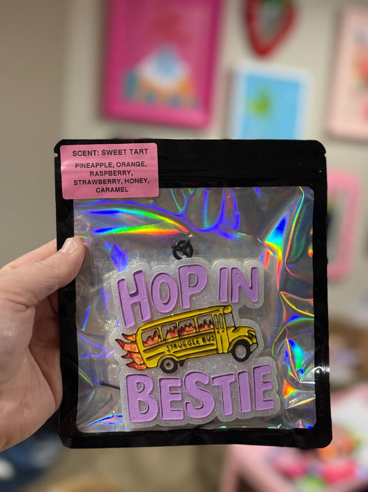 Hop In Bestie Purple  Freshie, Full Size