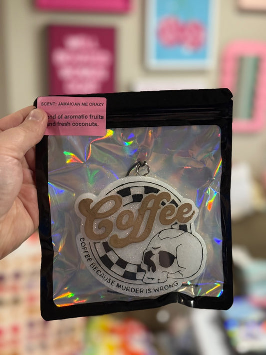 Coffee Crazy  Freshie, Full Size