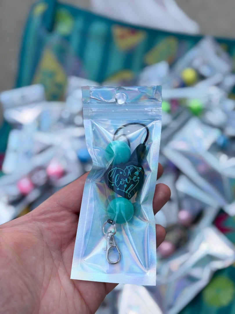 Turquoise Hair Stylist  Freshie Hanger