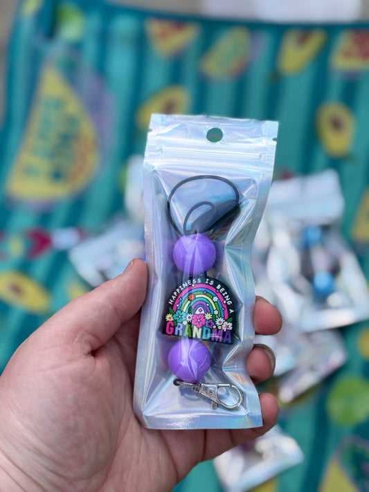 Purple Grandma  Freshie Hanger