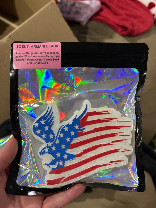 Eagle Flag  Freshie, Full Size