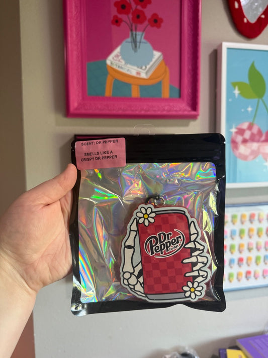 Dr Pepper Skeleton  Freshie