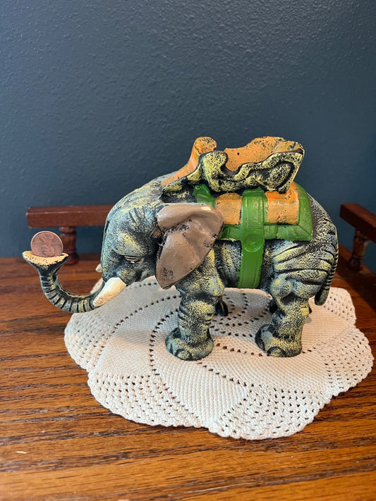 Die Cast Mechanical Elephant Bank