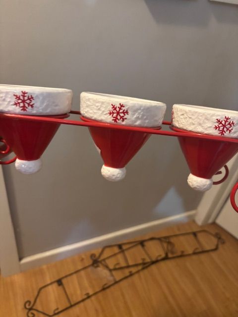 Santa hats tray