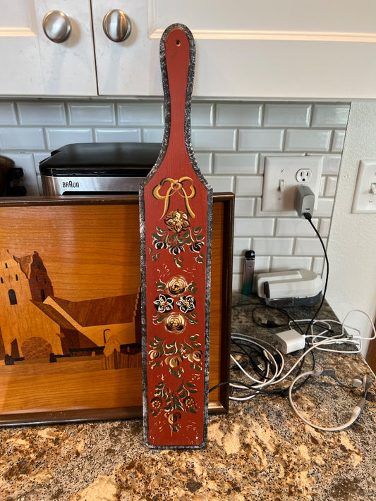 Floral Bloemenschilderen Floral Wooden Paddle