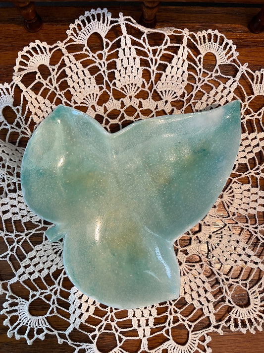 Alabaster Leaf Dish