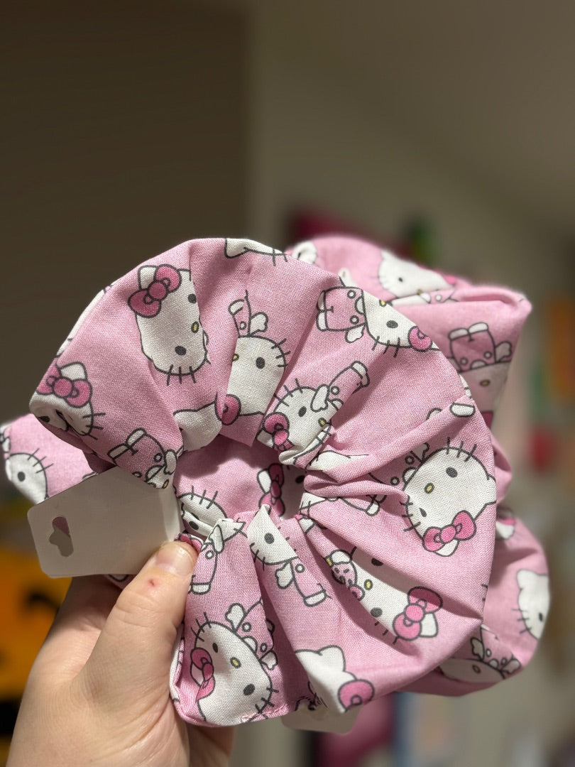 Pink HK  Scrunchie
