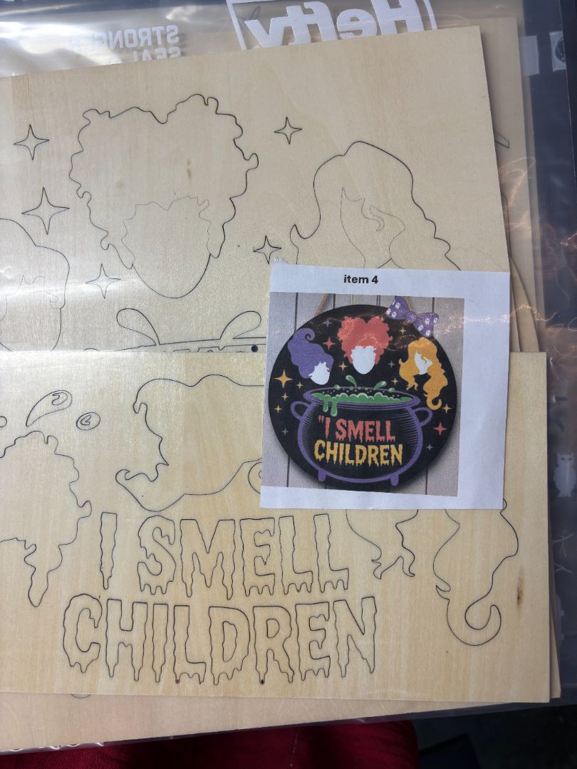 DIY kit I smell Children cutou
