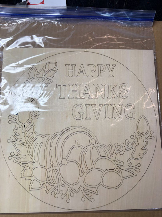 DIY kit TG cornucopia cut out