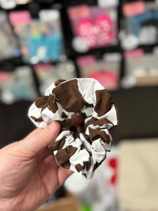 Brown Cow  Scrunchie, Scrunchie