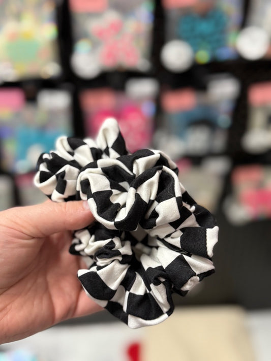 Checkered  Scrunchie, Scrunchie