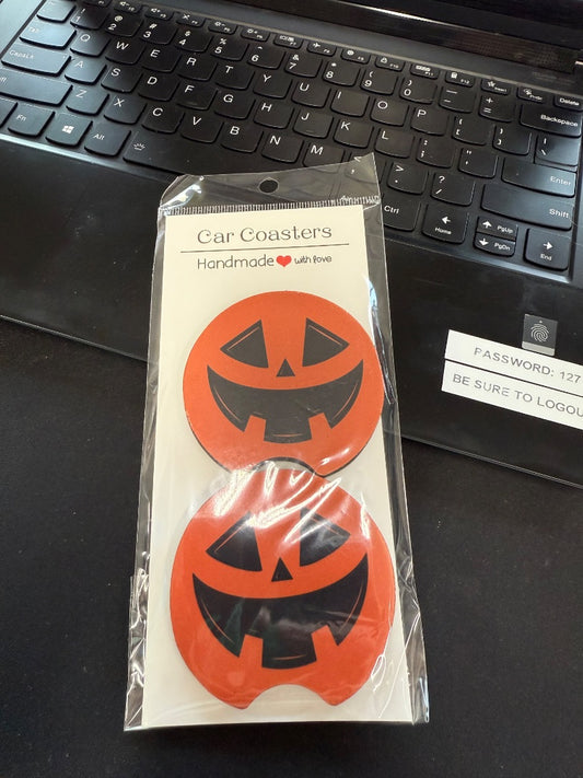 Jack O Lantern  Car coasters, Car Coaster