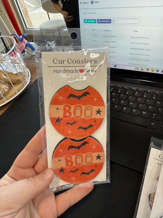 Boo  Car Coasters, Car Coasters