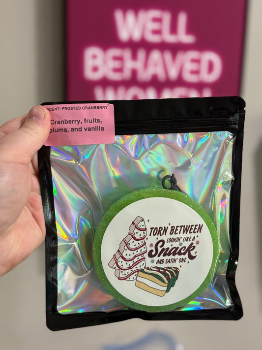 Snack  Freshie, Large Circle