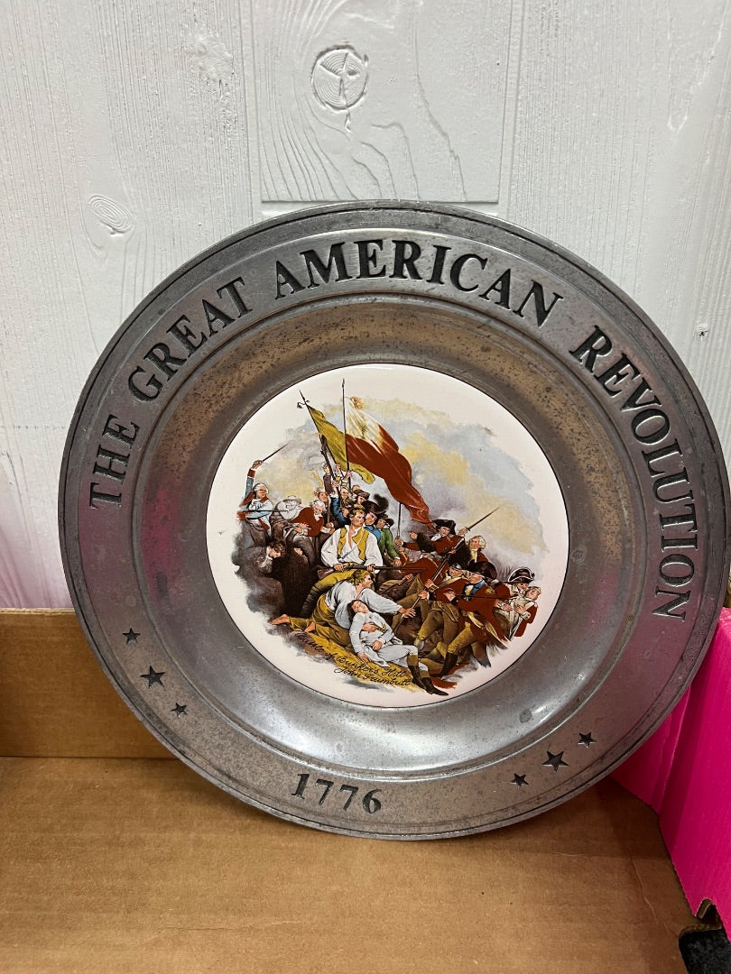 Pewter 1776 Plate