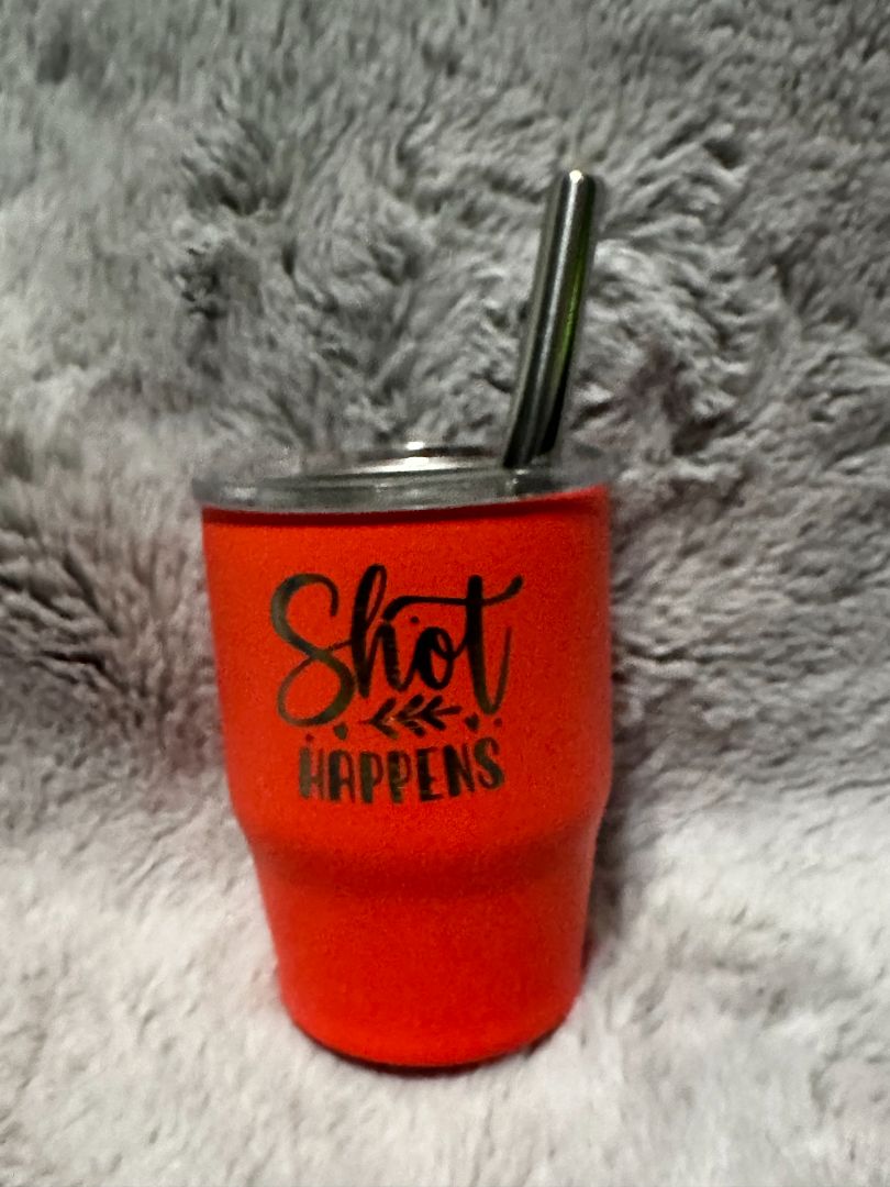 Coral 3oz. Mini Tumbler , Designed Locally