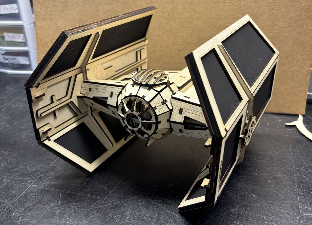 TIE Fighter with stand