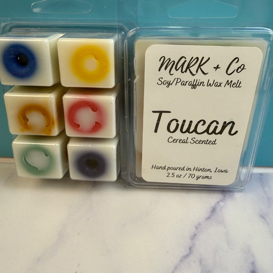 Toucan Wax Melt, Clamshell
