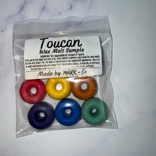 Toucan Wax Melt, Sample