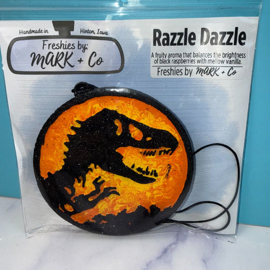 Dinosaur Razzle Dazzle Freshie, Full Size