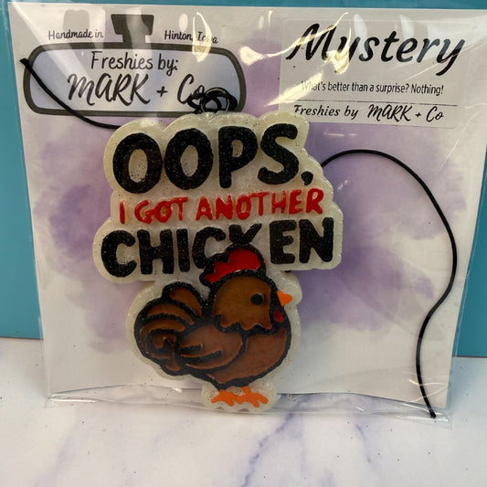 Oops I Got Another Chicken Mystery Freshie, Full Size