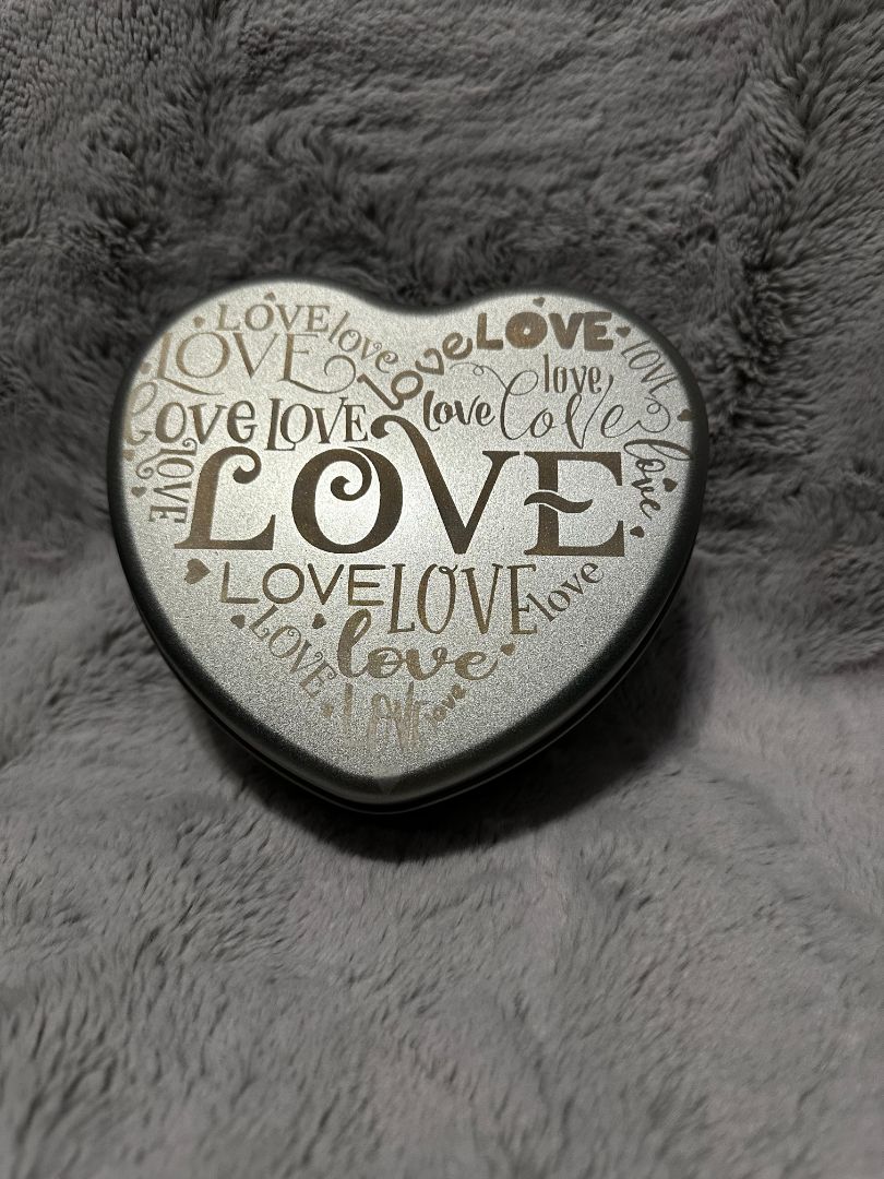 Heart shape tin , Designed Locally